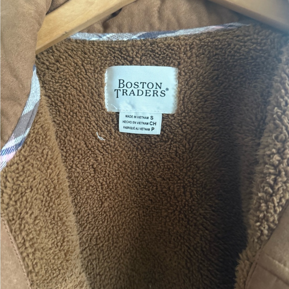 Boston Traders Tan Sherpa-Lined Jacket